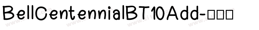BellCentennialBT Add字体转换